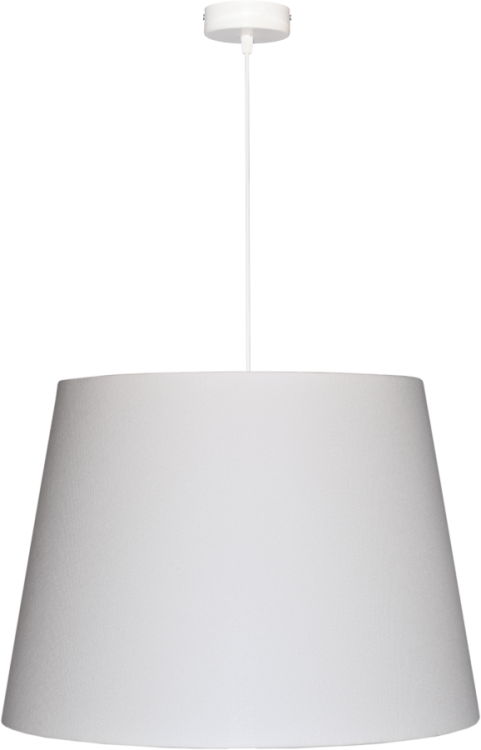Lampa wisząca Abażur biały MIRANO - stożek B 40