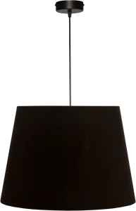 Lampa wisząca Abażur czarny MIRANO - stożek B 40