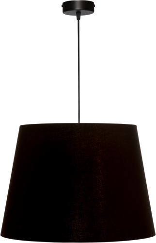 Lampa wisząca Abażur czarny + złoty MIRANO - stożek B 44