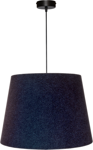 Lampa wisząca Abażur granatowy + złoty AREZZO - stożek B 40