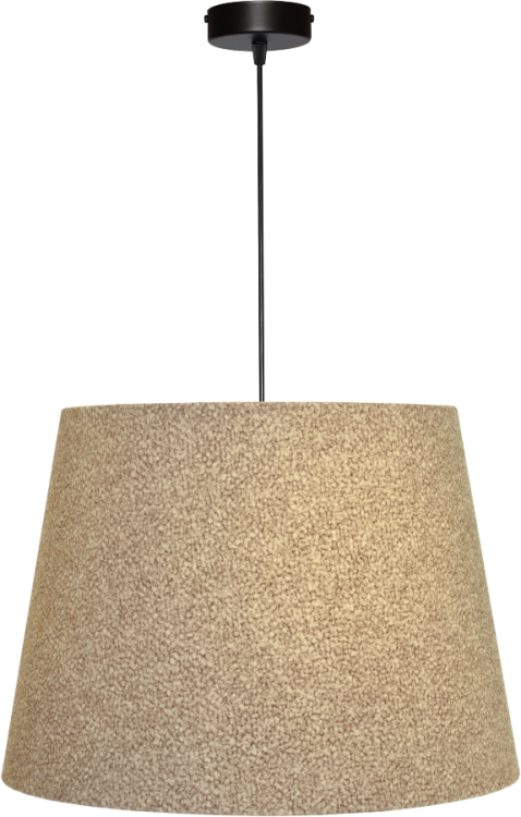 Lampa wisząca Abażur beżowy AREZZO - stożek B 40