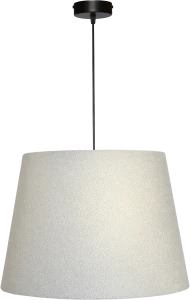 Lampa wisząca Abażur biały AREZZO - stożek B 40