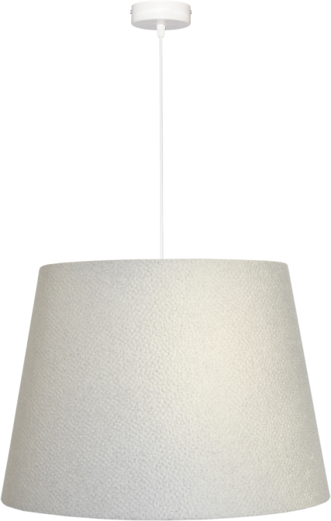 Lampa wisząca Abażur biały AREZZO - stożek B 44