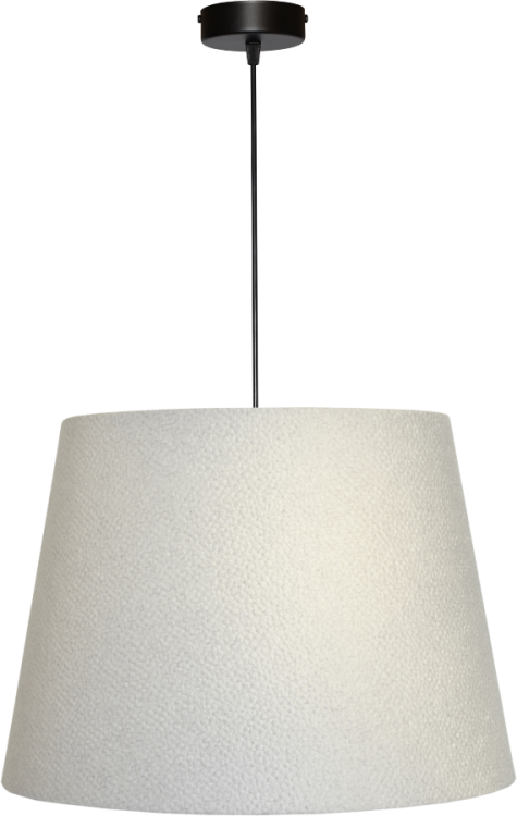 Lampa wisząca Abażur biały AREZZO - stożek B 44