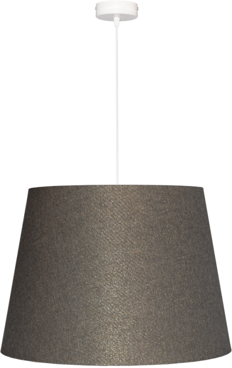 Lampa wisząca Abażur stare złoto PRATO - stożek B 44