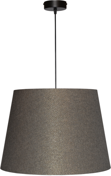Lampa wisząca Abażur stare złoto PRATO - stożek B 40