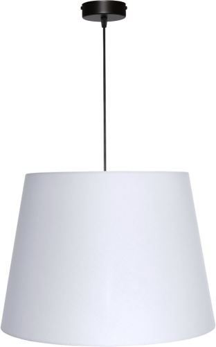 Lampa wisząca Abażur biały zimny MIRANO - stożek B 40