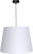 Lampa wisząca Abażur biały zimny MIRANO - stożek B 40