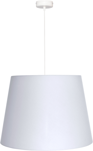 Lampa wisząca Abażur biały zimny MIRANO - stożek B 40