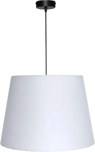 Lampa wisząca Abażur biały zimny MIRANO - stożek B 44