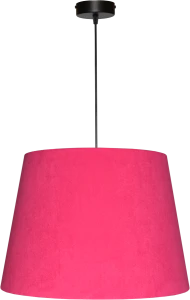  Lampa wisząca Abażur różowy MATERA - stożek B 44