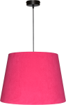 Lampa wisząca Abażur różowy MATERA - stożek B 40