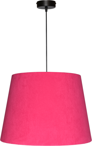 Lampa wisząca Abażur różowy MATERA - stożek B 40