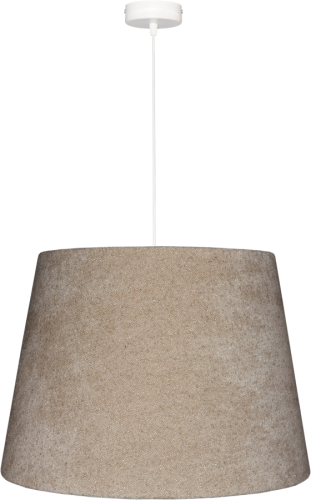 Lampa wisząca Abażur Boucle beżowy VENOSA - stożek B 40