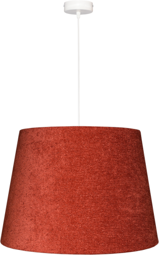 Lampa wisząca Abażur Boucle terakota VENOSA - stożek B 44