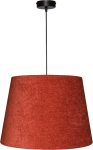 Lampa wisząca Abażur Boucle terakota VENOSA - stożek B 40