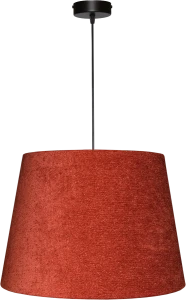 Lampa wisząca Abażur Boucle terakota VENOSA - stożek B 40