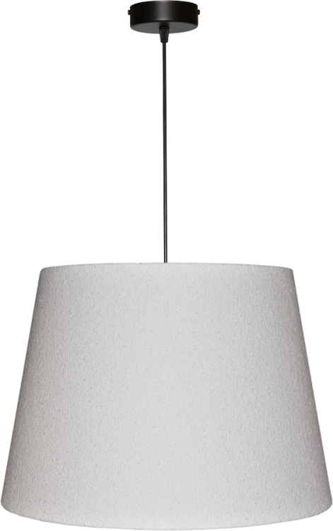 Lampa wisząca Abażur biały Boucle VENOSA - stożek B 44