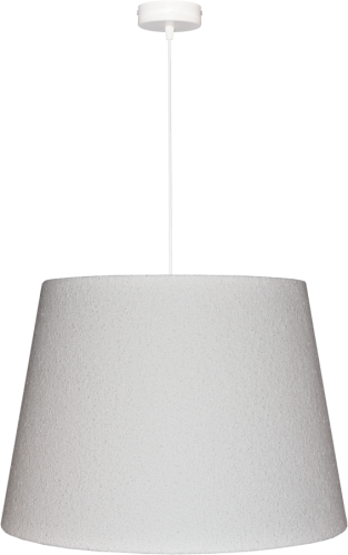 Lampa wisząca Abażur biały Boucle VENOSA - stożek B 40