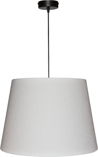 Lampa wisząca Abażur biały Boucle VENOSA - stożek B 40