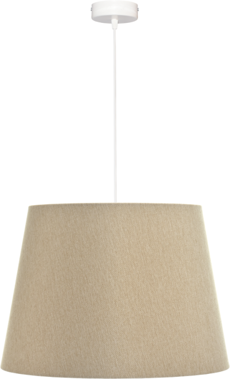 Lampa wisząca Abażur beżowy AVOLA - stożek B 40