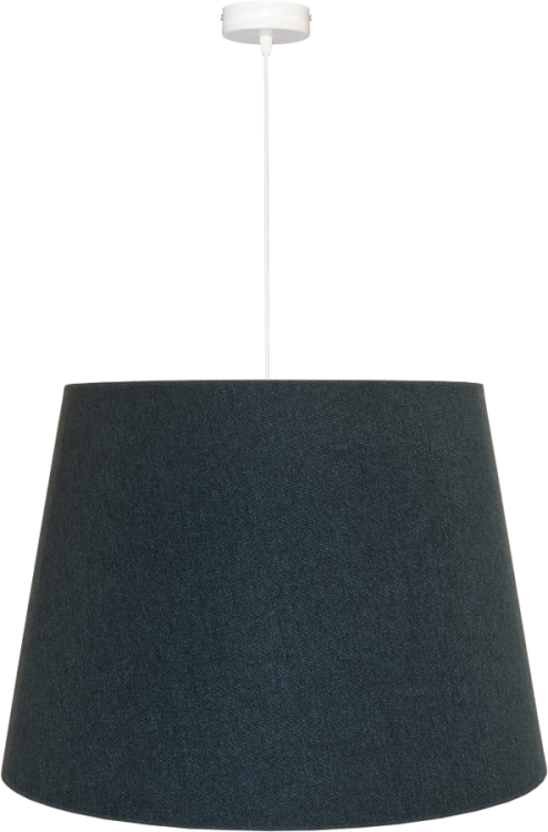 Lampa wisząca Abażur ciemny turkusowy + złoty AVOLA - stożek B 44