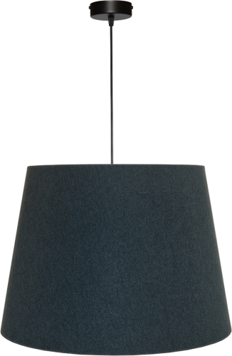 Lampa wisząca Abażur ciemny turkusowy + złoty AVOLA - stożek B 44