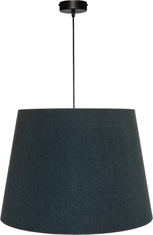 Lampa wisząca Abażur ciemny turkusowy + złoty AVOLA - stożek B 44