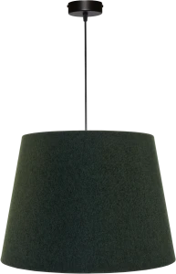 Lampa wisząca Abażur zielony sosnowy + złoty AVOLA - stożek B 44