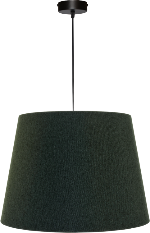 Lampa wisząca Abażur zielony sosnowy + złoty AVOLA - stożek B 44