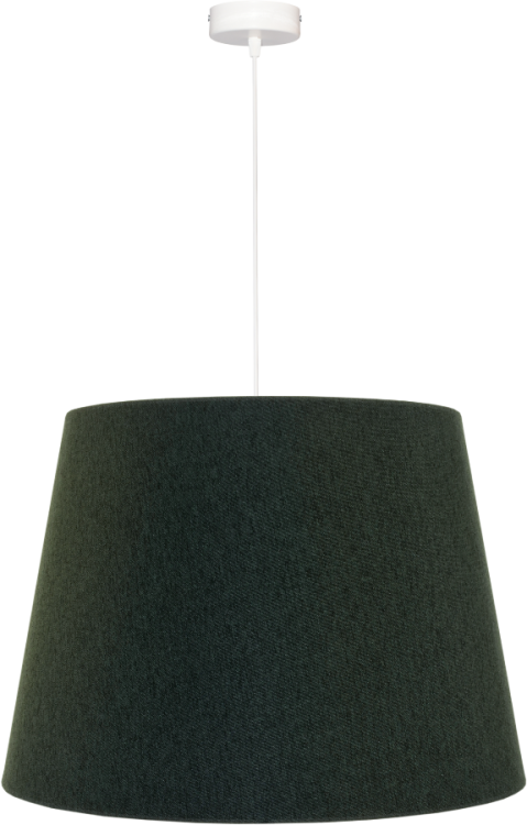 Lampa wisząca Abażur zielony sosnowy + złoty AVOLA - stożek B 40