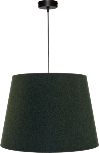 Lampa wisząca Abażur zielony sosnowy + złoty AVOLA - stożek B 40