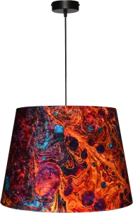 Lampa wisząca Abażur Lawa PANCA - stożek B 40