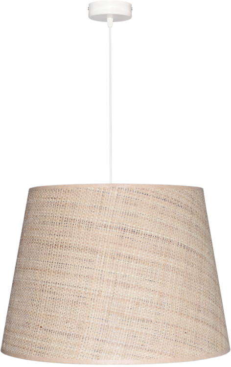 Lampa wisząca Abażur Rafia CARINI - stożek B 40