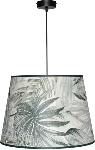 Lampa wisząca Abażur Liście Zielone PRIMAVERA - stożek B 44