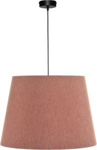 Lampa wisząca Abażur brudny róż AVOLA - stożek B 40