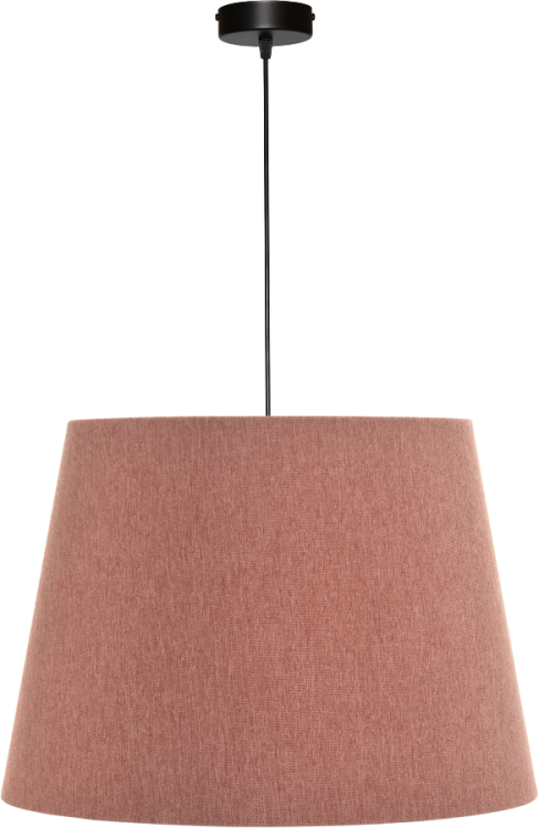 Lampa wisząca Abażur brudny róż AVOLA - stożek B 44