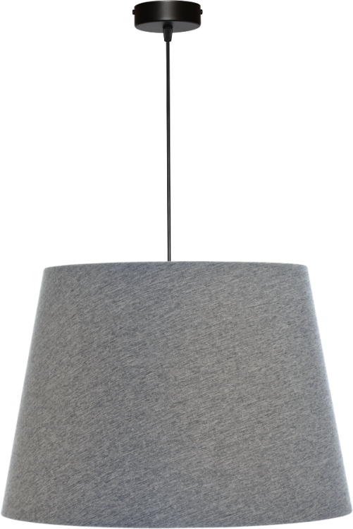 Lampa wisząca Abażur szary AVOLA - stożek B 40