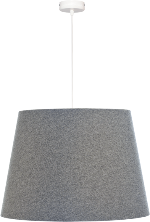 Lampa wisząca Abażur szary AVOLA - stożek B 40