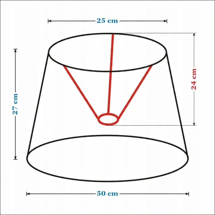 Abażur Geody 07 PANCA - stożek A 50