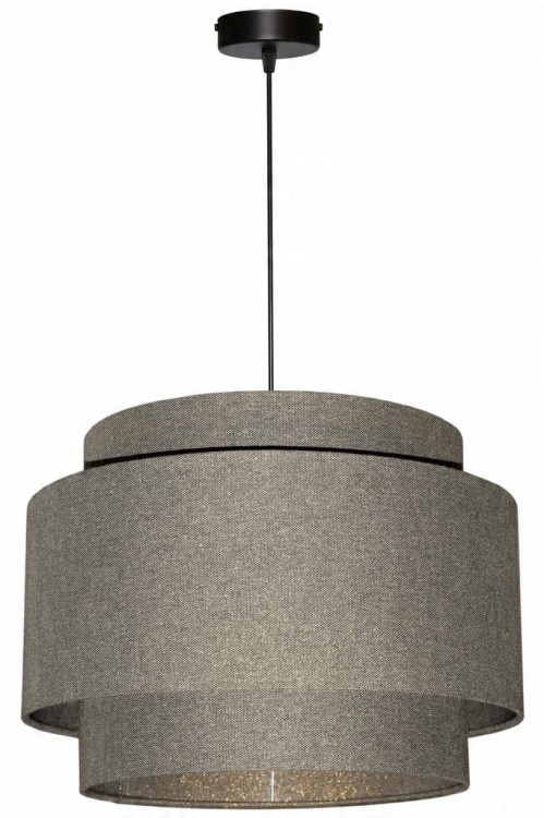 Abażur stare złoto PRATO - tort 45 - na zawieszeniu