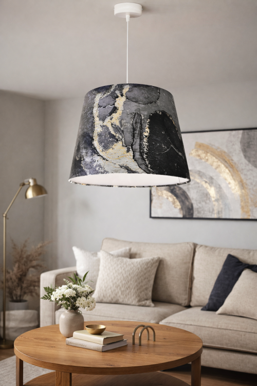 Lampa wisząca Abażur Geody 07 PANCA - stożek B 40