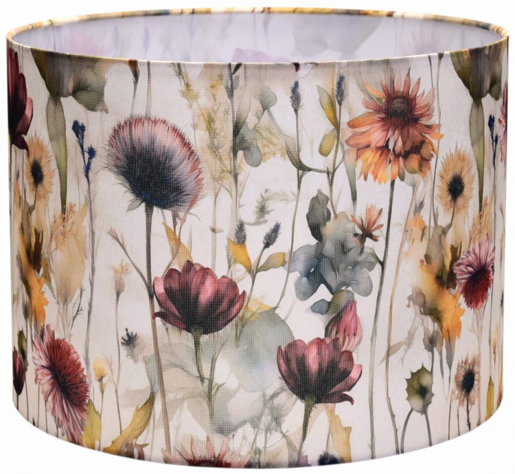 Abażur Łąka Kwietna PRIMAVERA - walec 45