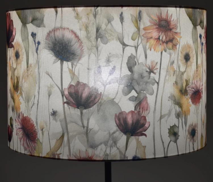 Abażur Łąka Kwietna PRIMAVERA - walec 45