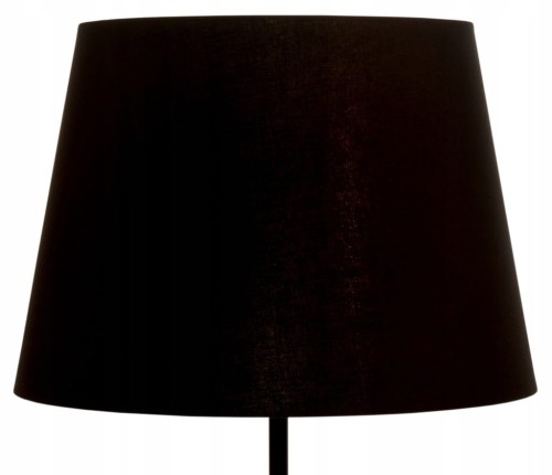 Abażur czarny + złoty MIRANO - stożek B 50 do lampy stojącej / wiszącej