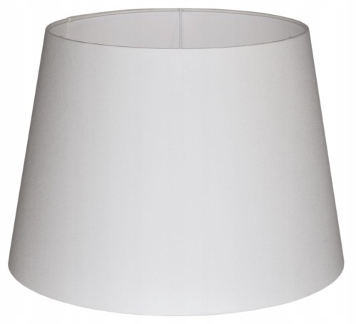 Abażur biały ciepły MIRANO - stożek B 50 do lampy stojącej / wiszącej