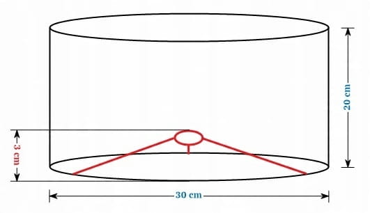 Abażur WELUR "Magic Velvet" Beżowy PIANO - walec 30