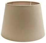 Abażur WELUR "Magic Velvet" Beżowy PIANO - stożek B 40