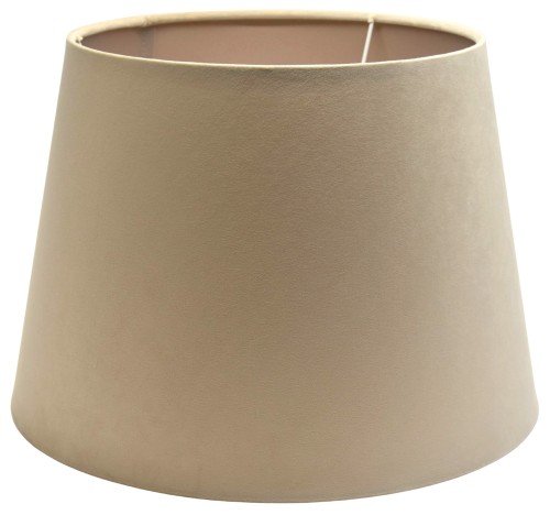 Abażur WELUR "Magic Velvet" Beżowy PIANO - stożek B 44