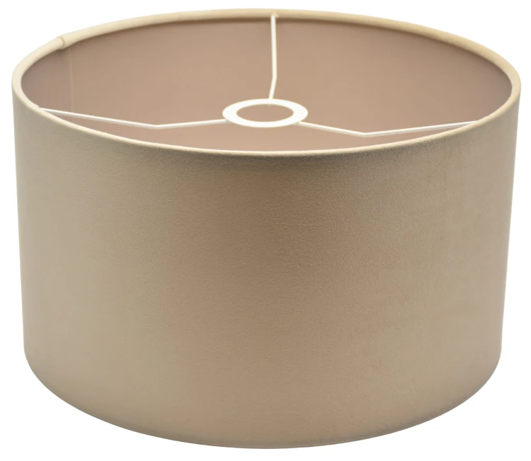 Abażur WELUR "Magic Velvet" Beżowy PIANO - walec 30